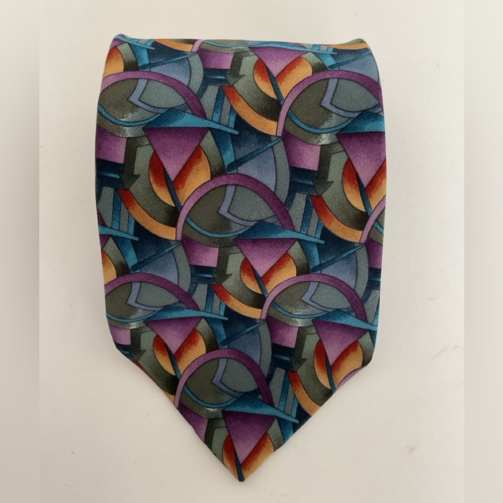 J. Garcia Clockworks Collection Silk Tie